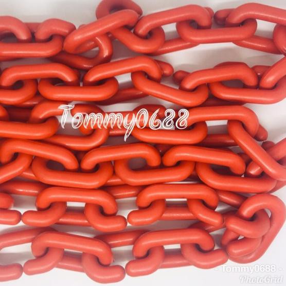 12.12 Brands Festival RANTAI PLASTIK TEBAL SAMBUNG LEPAS 9 MM RANTAI ANTRIAN WARNA MERAH KUNING BIRU