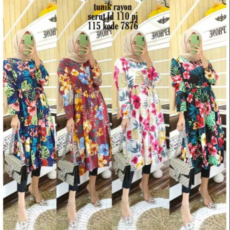 tunik rayon viscose