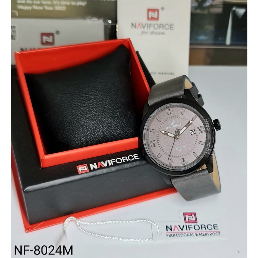 JAM TANGAN PRIA NAVIFORCE NF8024M NF8024 NF 8024 ORIGINAL