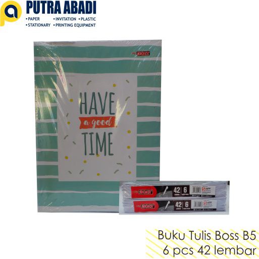 

Buku Tulis BOXY BIG BOSS 42 Lembar Isi 6 Buku