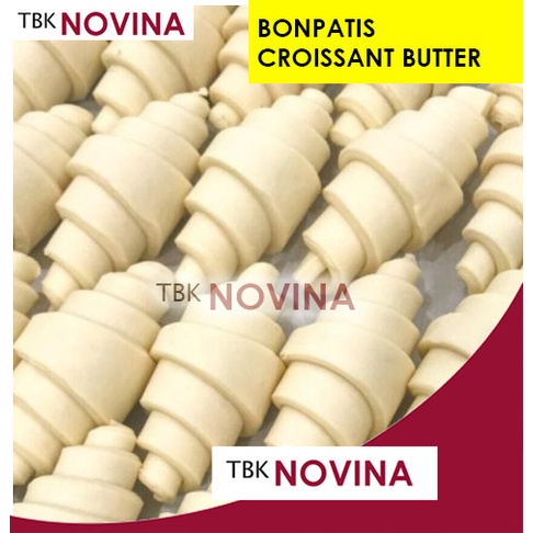 BONPATIS Croissant Butter Frozen 30g Halal / Kulit Pastri Pastry / Croisant / Croafle / Waffle