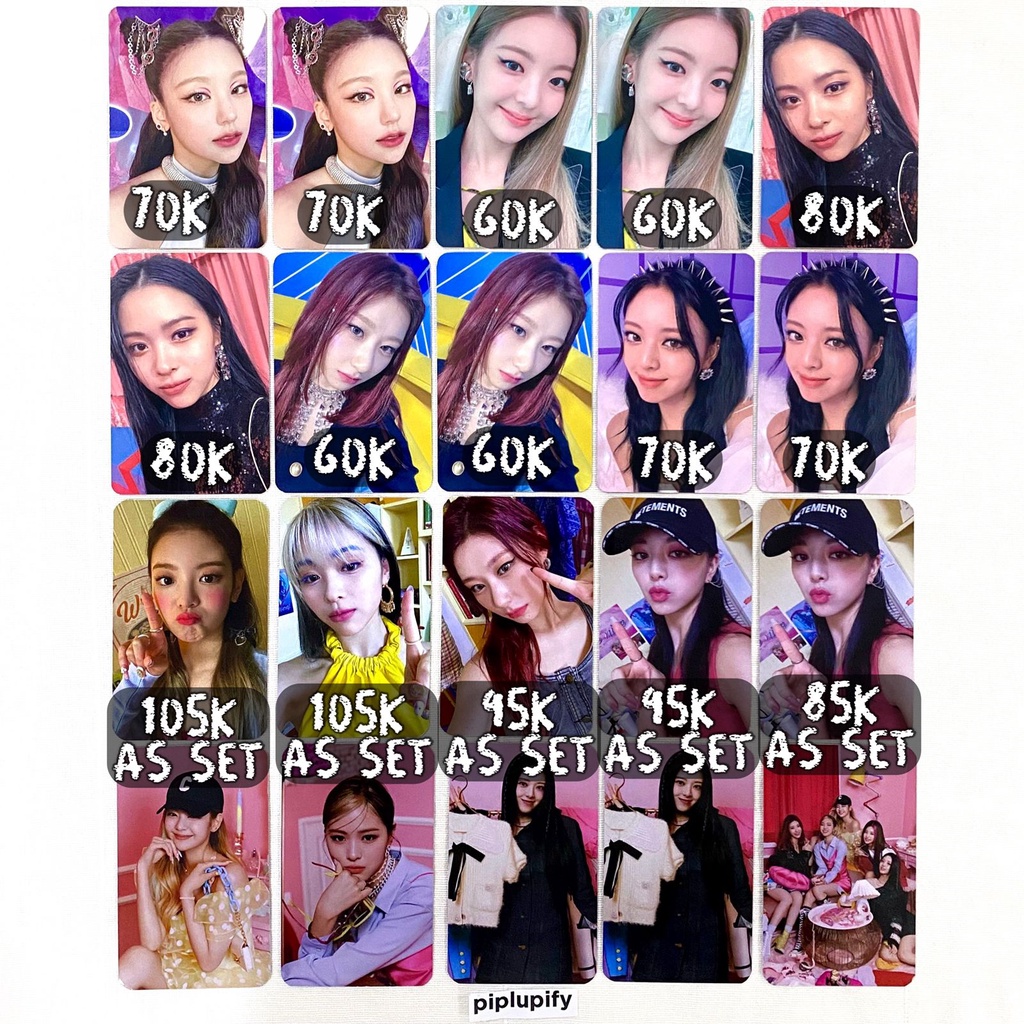 ITZY Crazy In Love CIL Loco Mecima POB Pre Order Fansign FS Benefit Bene (Yeji, Lia, Ryujin, Chaerye