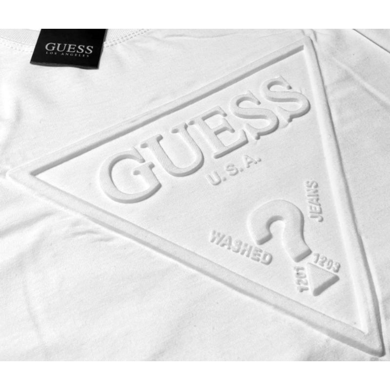 KAOS GUESS EMBOS DISTRO PREMIUM TSHIRT GUESS / KAOS DISTRO / KAOS PRIA / KAOS DISTRO PRIA / BAJU KAOS LENGAN PENDEK / KAOS TIMBUL