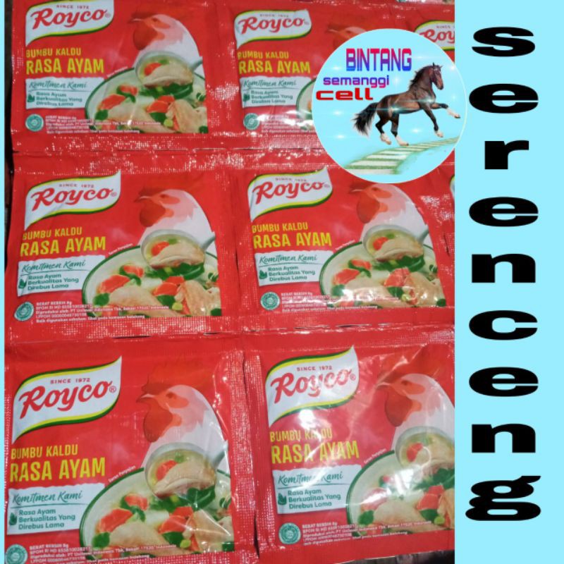 

royco rasa ayam 1 renceng isi 12 sachet