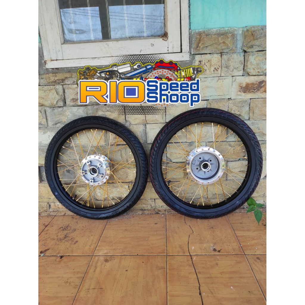 Velg JariJari Vixion New Atau Vixion Old Paketan Set Plus Ban