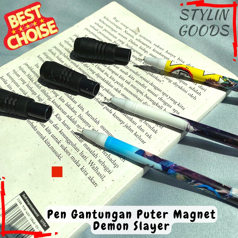 

PULPEN GANTUNGAN PUTAR SPINNING PEN DEMON SLAYER PENA ANIME JEPANG TERBARU READY COD