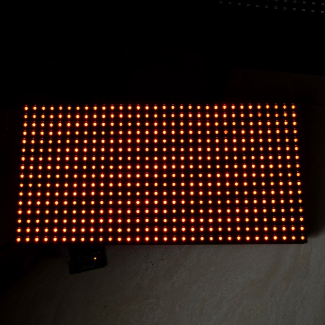 Panel Module Model LED P10 Merah Red DIP Outdoor Running Text