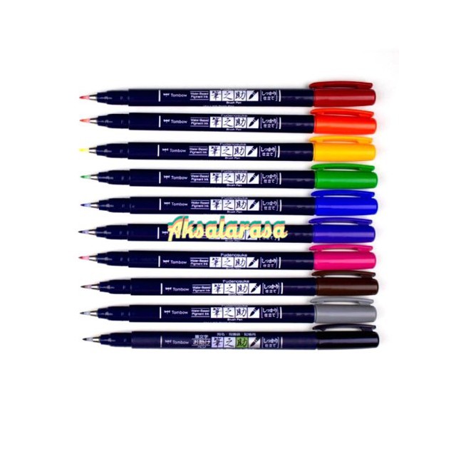 

Tombow Fudenosuke Brush Pen Hard Tip - Art Markers