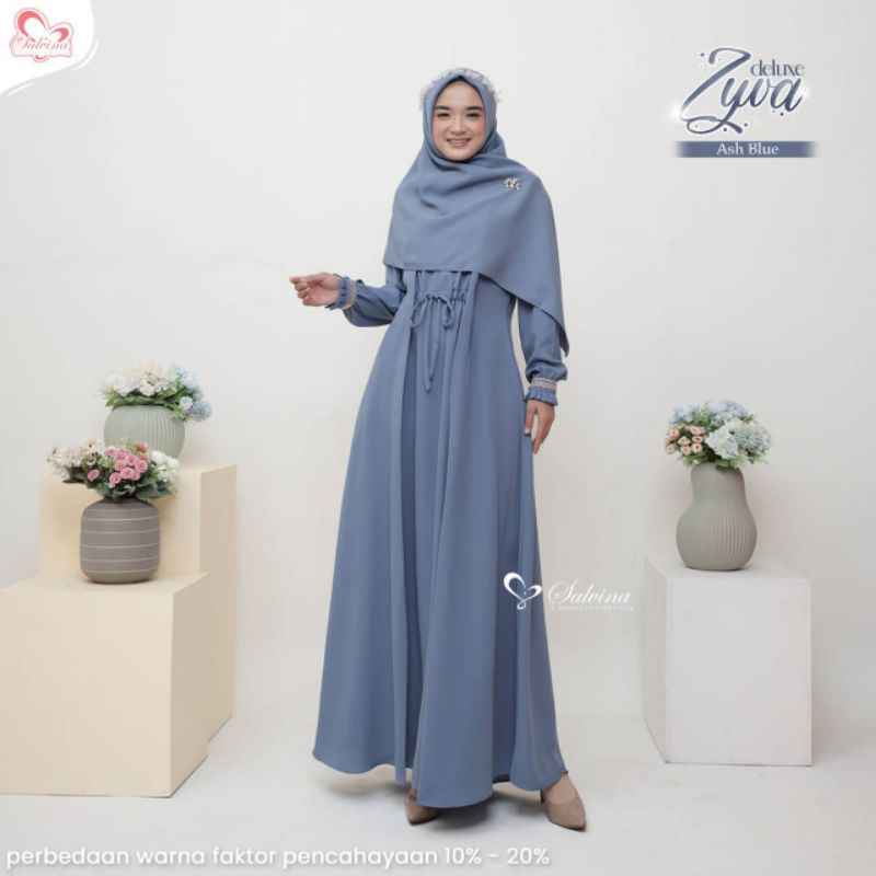 Moslem Ori Gamis Busui Friendly Zyva Dress By Salvina (Ready Please Cekstok)
