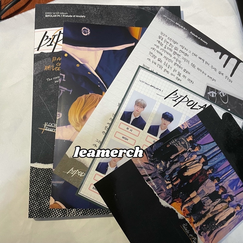 album only epex 1st ep album bipolar pt.1 prelude of anxiety ABYSS version