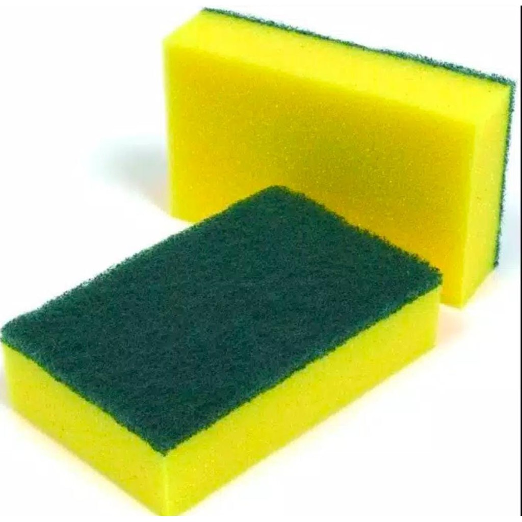 Vinztstore - Spons Cuci Piring Busa Sponge Cuci Piring Busa Kotak Serbaguna Peralatan Dapur