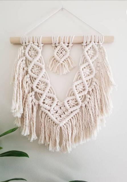 READY STOK) macrame hiasan dinding / macrame wall hanging (HD 105)