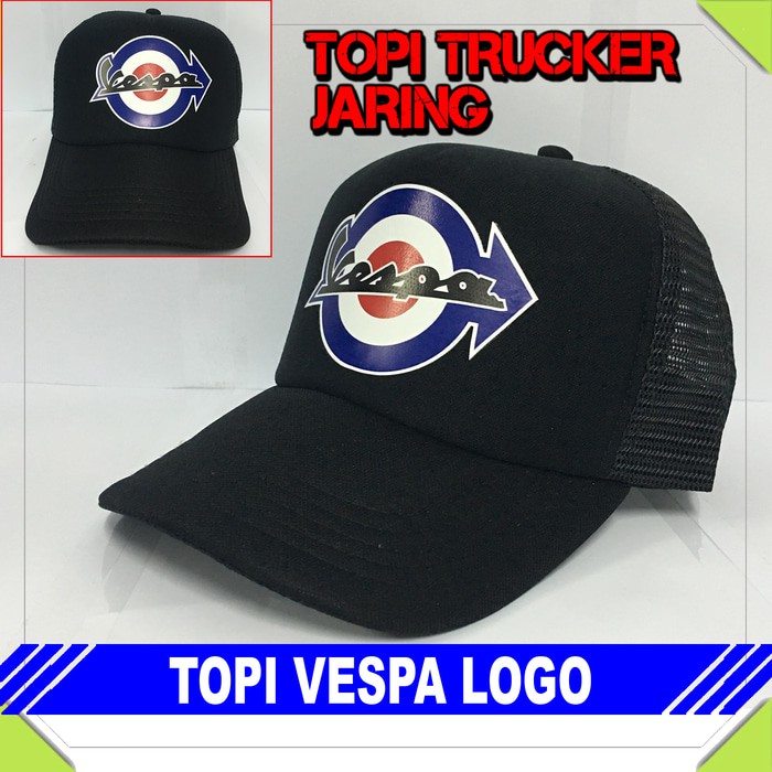 Jual TOPI VESPA LOGO Murah