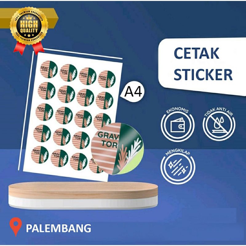 

Cetak Stiker Ukuran A4 Custom