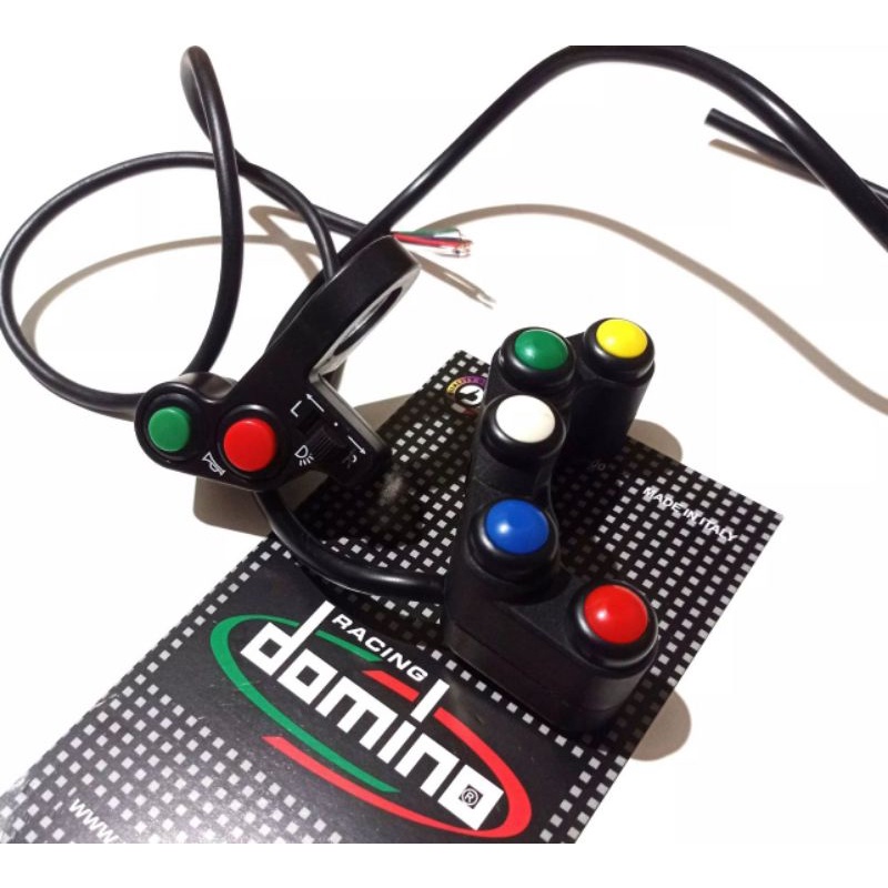 PAKET 2 PCS SAKLAR MOTOR MODEL DOMINO / SAKLAR KANAN DAN KIRI DOMINO