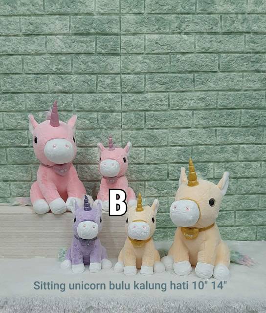 BONEKA UNICORN LITTLE PONY 10inch (B)