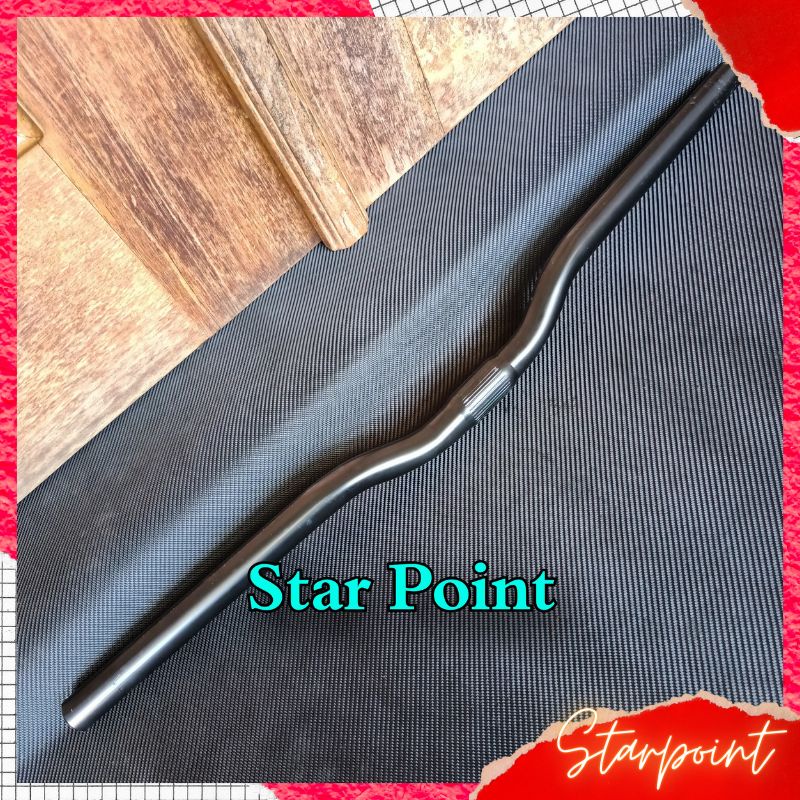 Handlebar fixie mtb 25.4 standar non os stang rise bar - STARPOINT