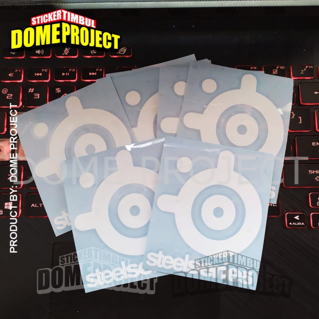 Stiker Cutting STEEL SERIES STIKER CUTTING SATUAN IMPORT AKSESORIES KOMPUTER GAMING