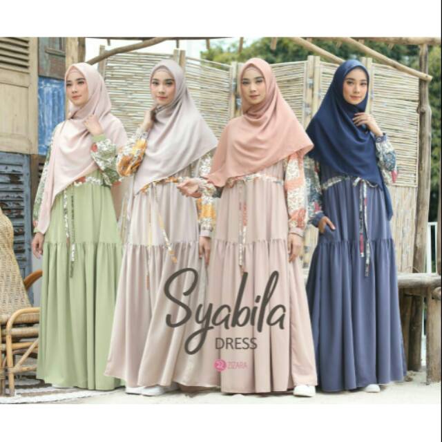 Gamis syar'i busui friendly Syabila D Dress by Zizara