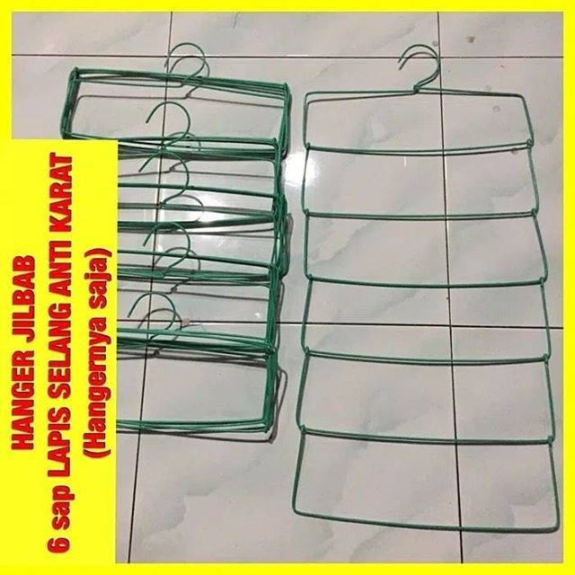 Hanger Jilbab Besi Organizer Besi Lipat Kecil | Shopee