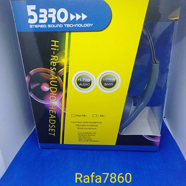 Headset Earphone Bando 5BRO Plus Mic