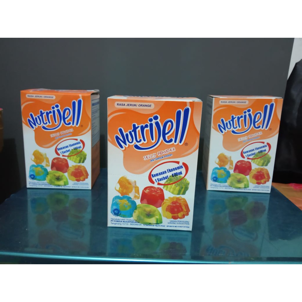 BANYAK DIBURU!!! NUTRIJEL JELLY POWDER AGAR RASA JERUK