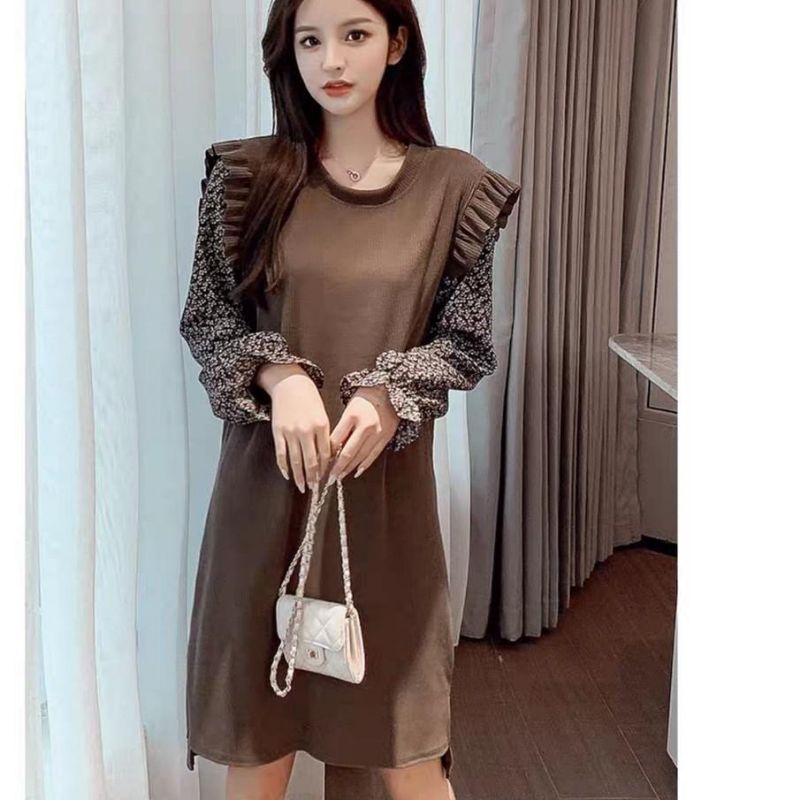 MDLV ~ 0479 KNIT DRESS ENVIA (TANPA BELT) DRESS RAJUT KOREA PREMIUM BEST SELLER FASHION IMPORT