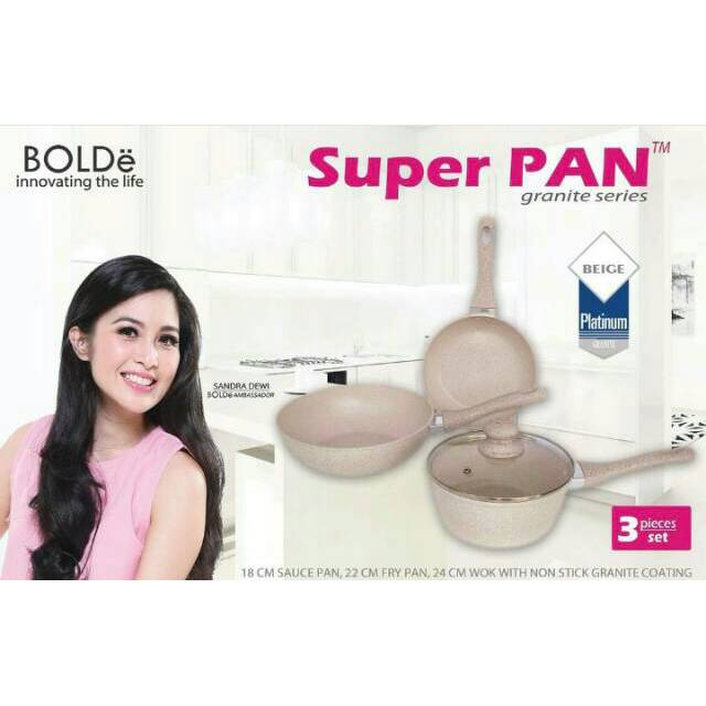 SUPER PAN BOLDe | Panci Granite Ceramic Cookware Set | Free Bubble | SUPERPAN