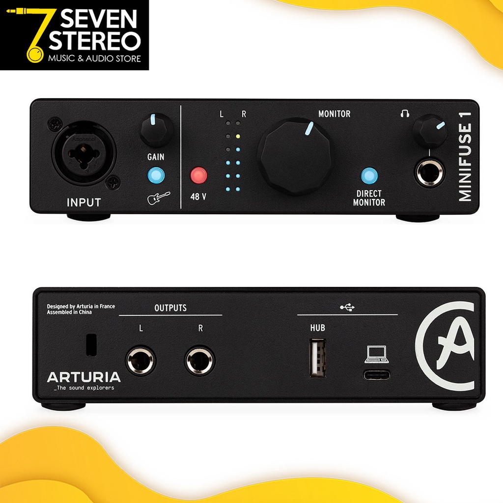 ARTURIA MiniFuse 1 Audio Interface Soundcard Recording