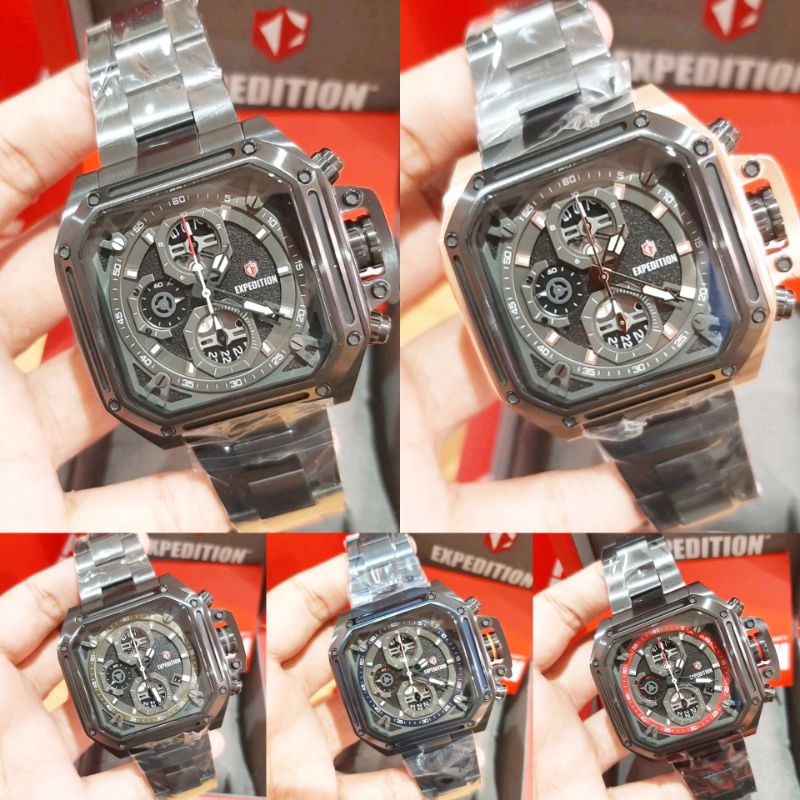 Jam Tangan Pria expedition E6812/E 6812 Original include box