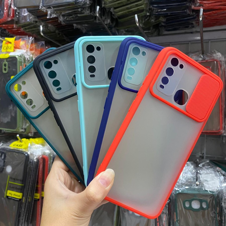 VIVO Y50 Y30 Y30i CASE SLIDE DOFF HARDCASE FUZE TRANSPARAN MATTE SLIDING CASING PROTECT CAMERA COVER PELINDUNG KAMERA