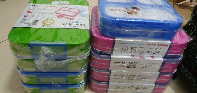 Lunch Box Sekat 3 Yooyee 633 Anti Tumpah Yooyee Mini  Sekat 3 Lunch Box