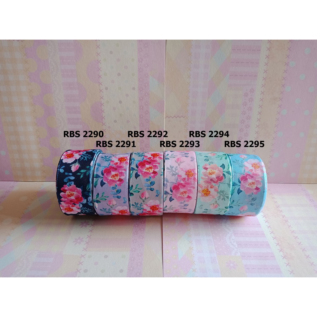 

[10 YARD] PITA SATIN MOTIF BUNGA SALE RBS 2290,2291,2292,2293,2294,2295