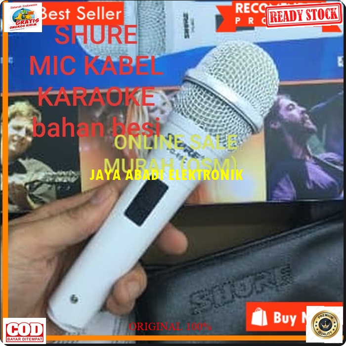 G29 SHURE MIC HANDLE KABEL BAHAN FULL BESI DYNAMIC MICROPHONE CARDIOID VOKAL JERNIH DAN SENSITIF BISA UNTUK SEGALA JENIS ACARA PANGGUNG CERAMAH PIDATO  DLL  PRAKTIS TANPA BATERAI BISA UNTUK SEGALA JENIS AUDIO HARGA TERJANGKAU