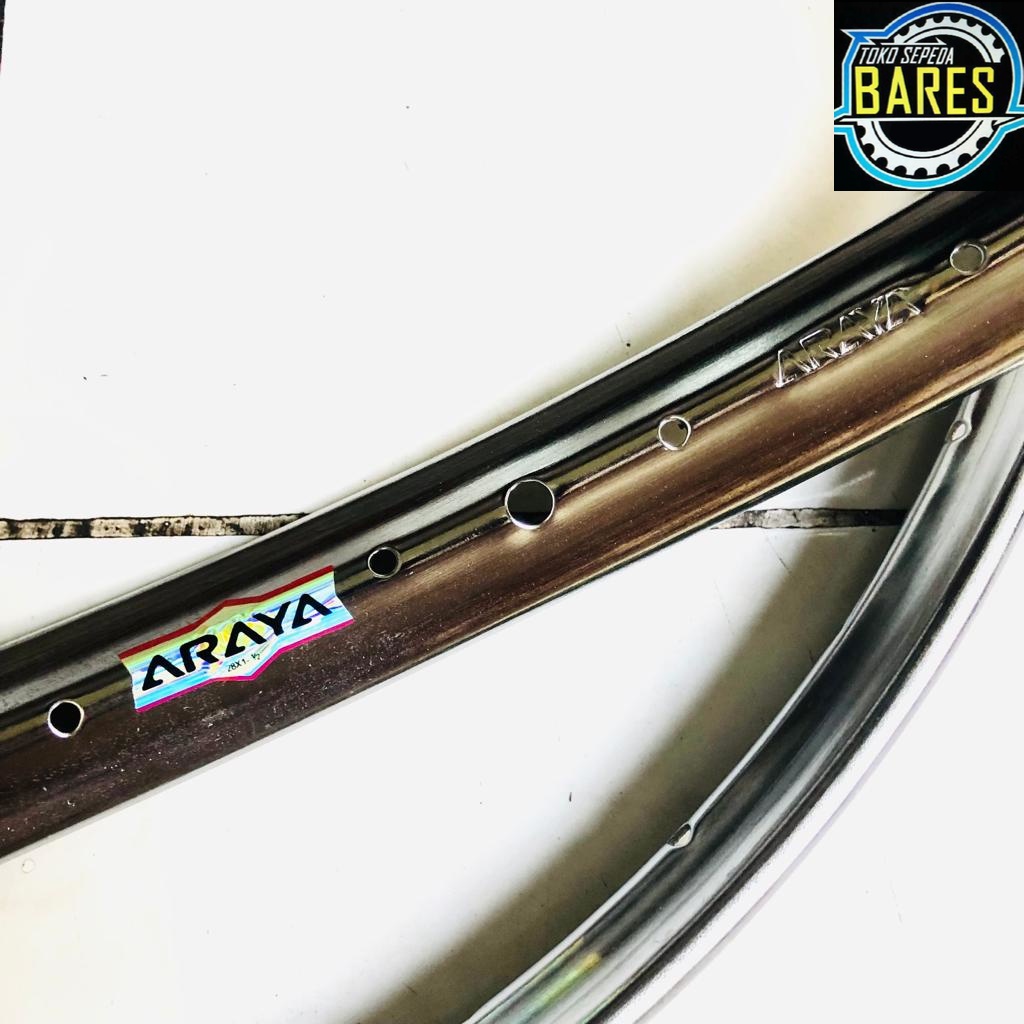 Velg / Rim Sepeda Onthel 28 Araya Super Lubang 32 / 40 Besi Jepang