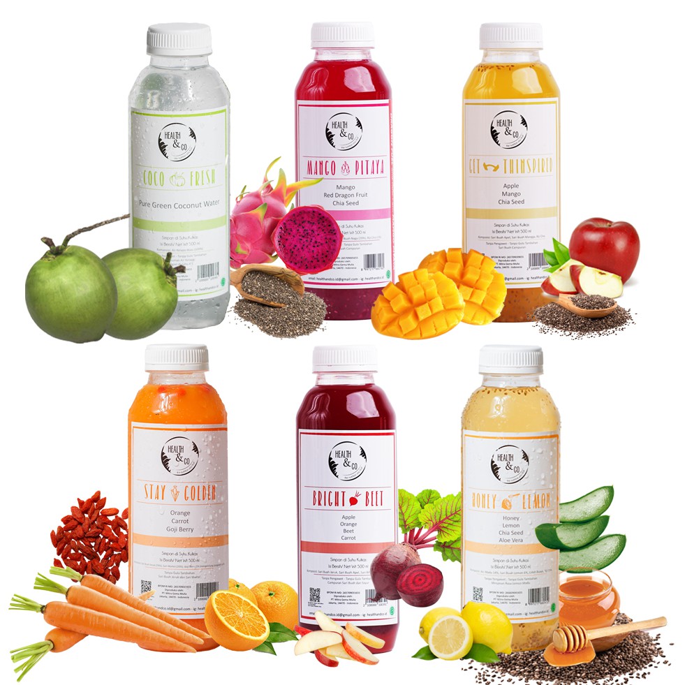 

Health & Co 3 Days Detox GERD Friendly - Minuman Sehat 500ml