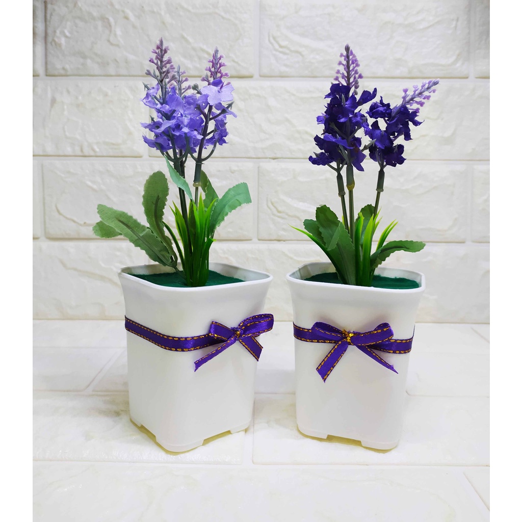 Pajangan Lavender Mini Dekorasi Tanaman Hias Artificial