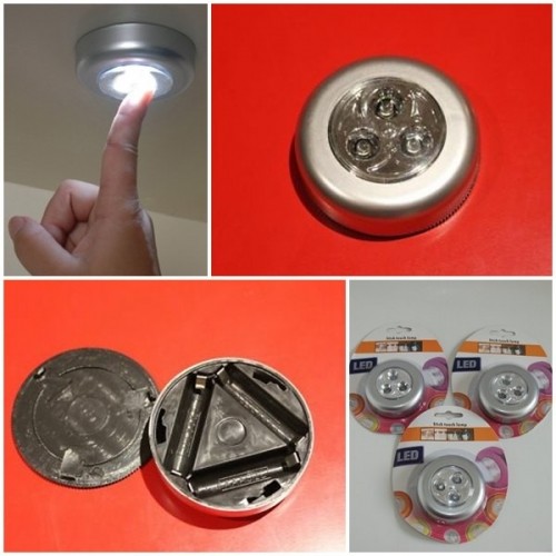 

Stich Touch Lamp 3 Led / Lampu Lemari Tempel 3 Led A278