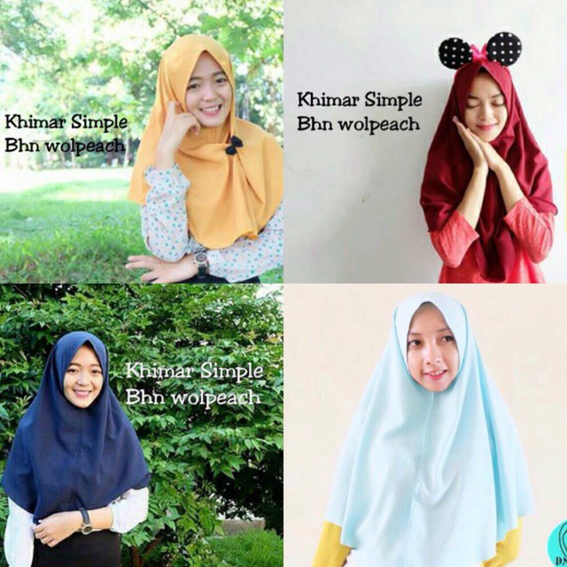 SALE KHIMAR SIMPEL NO PET  TANPA  PET  ANTEM DAILY HIJAB 