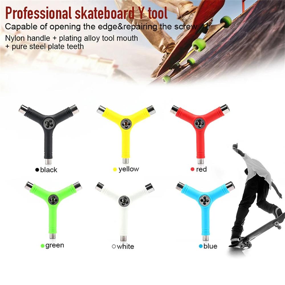 Rebuy Obeng Soket Profesional Multi-Fungsional Roller Skate Skateboard Repair Tools Skateboard Y-Type Adjusting Y-tool