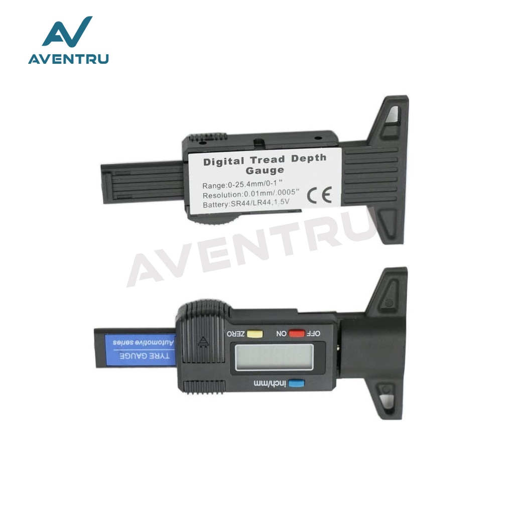 Alat Ukur Kedalaman Ban Digital Tyre Tread Depth Gauge