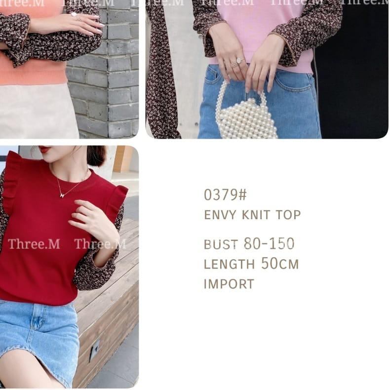 ◙ Envy Knit Tops Import 0379#* ☜