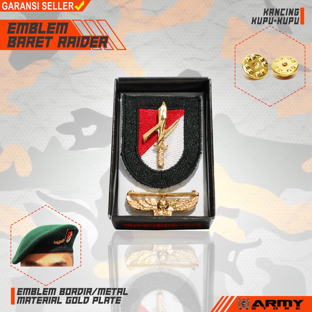 Jual Emblem Baret Raider Shopee Indonesia