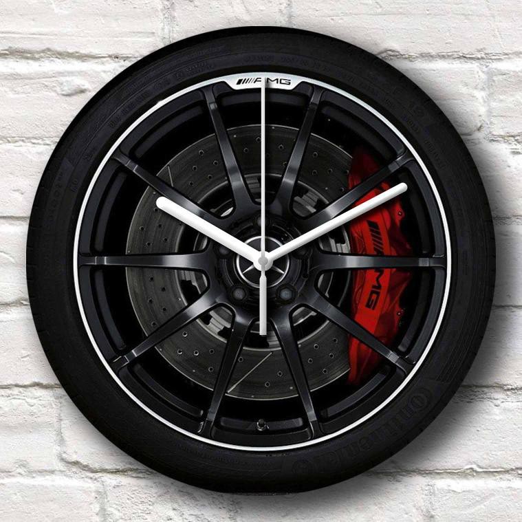 Jam Dinding Rims - Mobil Bengkel Racing Otomotif Custom Velg Car