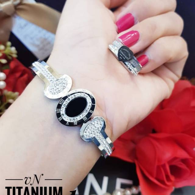 Titanium gelang dan cincin 09