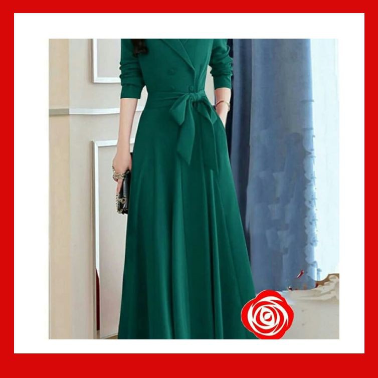 Dress Dress Baloteli Rania Ijo Botol Terbaru