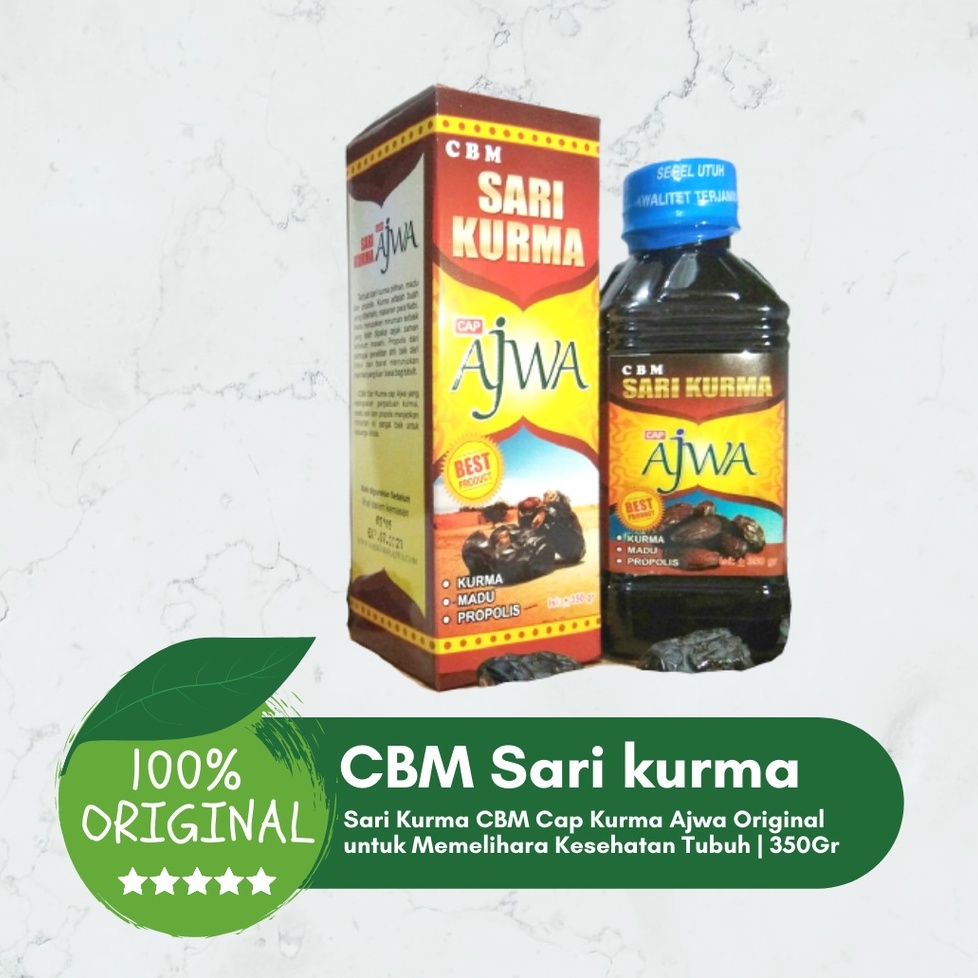 Sari Kurma Cap Ajwa  350 gram CBM Sari Kurma Asli