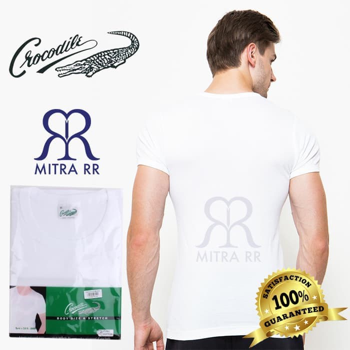 Kaos Dalam Pria Crocodile 511-809 / Kaos Pria Putih / Harga 1 PCS