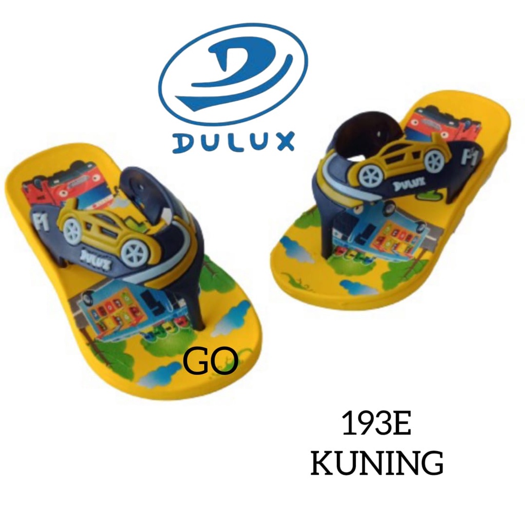 gos DULUX 193 D Sandal Jepit Anak terbaru Warna Warni Karakter Tayo