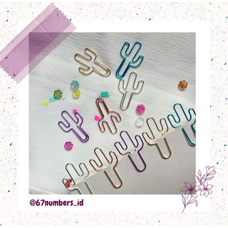 

CACTUS PAPERCLIP // Penjepit kertas kaktus